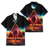 Hawaiian Shirt 2sides B Astronaut Dark Side Of The Moon Pink Floyd Hawaiian Shirt - OtherBrick