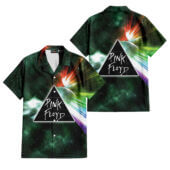 Hawaiian Shirt 2sides B Dark Side Of Moon Galaxy Green Hawaiian Shirt - OtherBrick