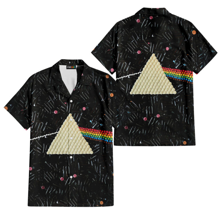 The Dark Side Of The Moon In The Wall Art Hawaiian Pink Floyd Shirt The Dark Side Of The Moon In The Wall Art Hawaiian Pink Floyd Shirt