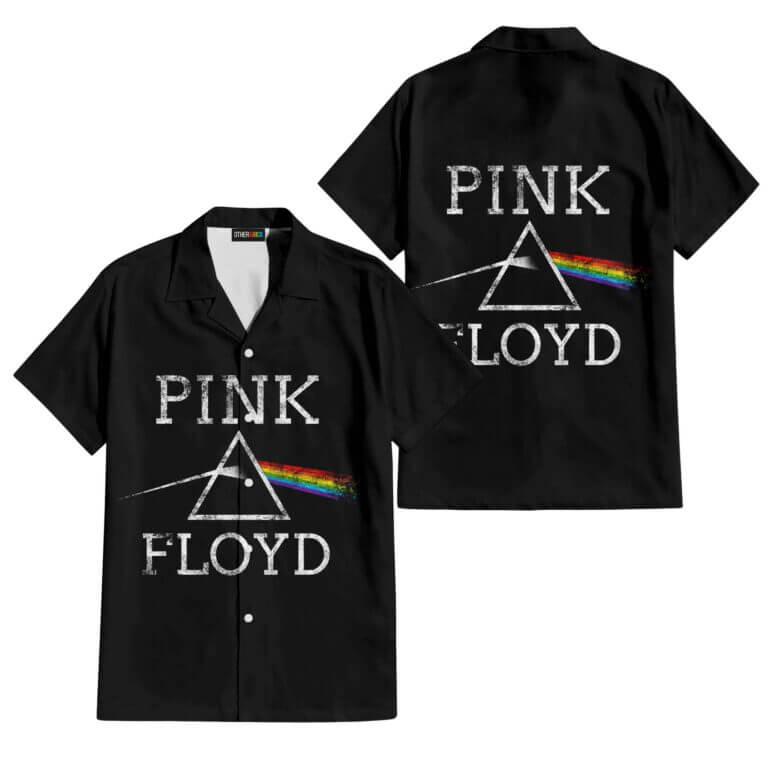 The Dark Side Of The Moon In The Wall Art Hawaiian Pink Floyd Shirt The Dark Side Of The Moon In The Wall Art Hawaiian Pink Floyd Shirt