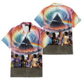 Hawaiian Shirt 2sides B Dark Side Of The Moon Prism Over Serene Lake Pink Floyd Back Art Hawaiian Shirt - OtherBrick
