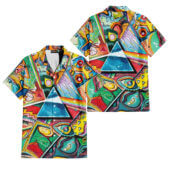 Hawaiian Shirt 2sides B Dark Side Of The Moon Pop Art Hawaiian Shirt Merchize - OtherBrick