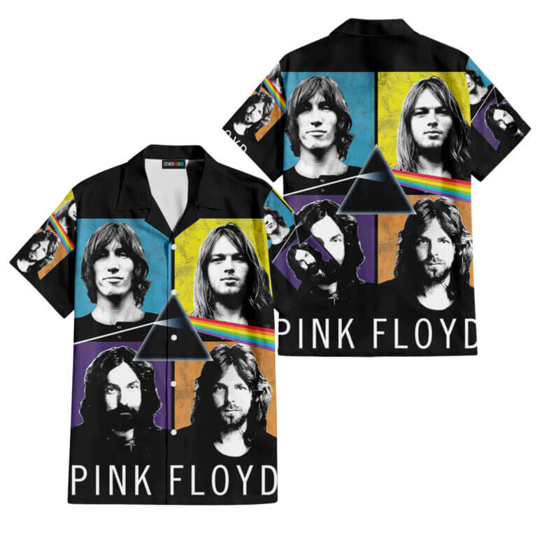 The Dark Side Of The Moon In The Wall Art Hawaiian Pink Floyd Shirt The Dark Side Of The Moon In The Wall Art Hawaiian Pink Floyd Shirt