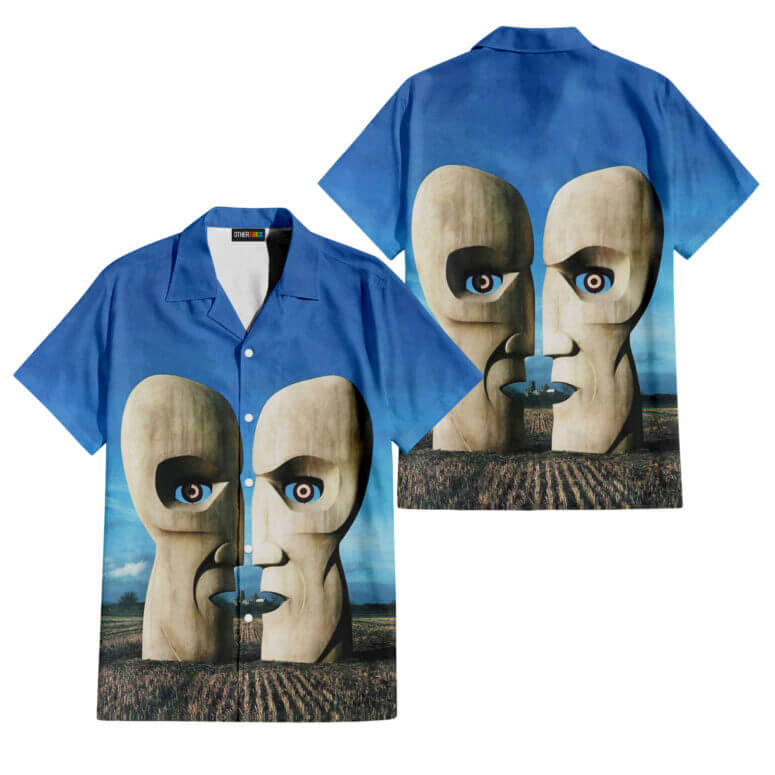 The Dark Side Of The Moon In The Wall Art Hawaiian Pink Floyd Shirt