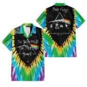 Hawaiian Shirt 2sides B I Have Been Mad For Fucking Years Dark Side Of The Moon 1973 Inspired Acid Wash Hawaiian Shirt - OtherBrick