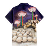 Hawaiian Shirt Back A Pink Floyd Oakland Coliseum 1977 Vintage Hawaiian Shirt Copy - OtherBrick