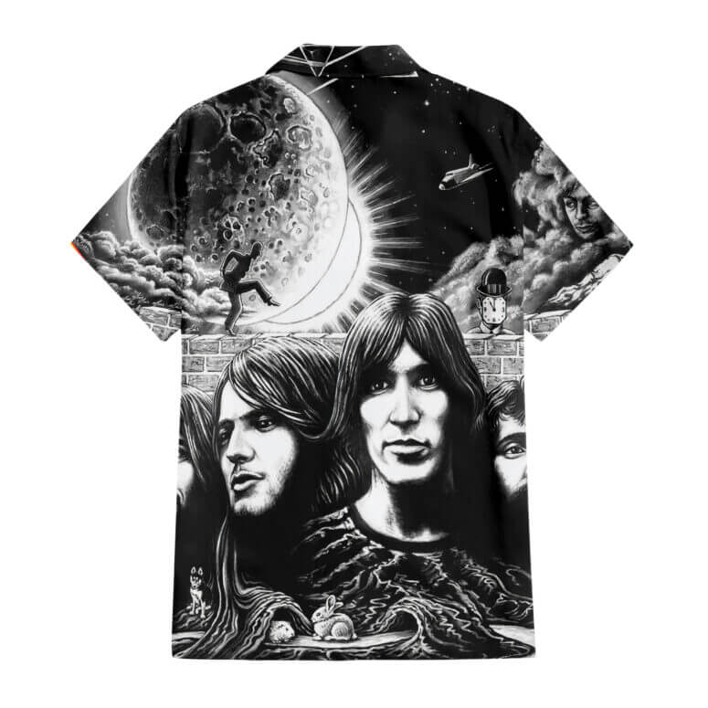 The Dark Side Of The Moon In The Wall Art Hawaiian Pink Floyd Shirt The Dark Side Of The Moon In The Wall Art Hawaiian Pink Floyd Shirt