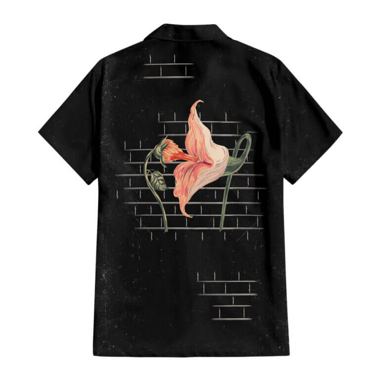 The Dark Side Of The Moon In The Wall Art Hawaiian Pink Floyd Shirt The Dark Side Of The Moon In The Wall Art Hawaiian Pink Floyd Shirt