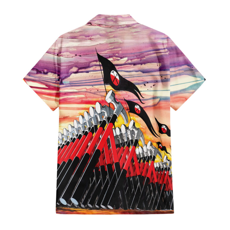 The Dark Side Of The Moon In The Wall Art Hawaiian Pink Floyd Shirt The Dark Side Of The Moon In The Wall Art Hawaiian Pink Floyd Shirt