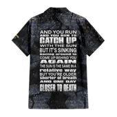 Hawaiian Shirt Back B And You Run And You Run Time Lyric Pink Floyd Hawaiian Shirt - OtherBrick