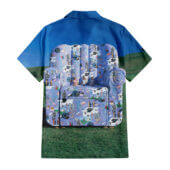 Hawaiian Shirt Back B Characters Chair Hawaiian Shirt - OtherBrick