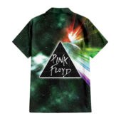 Hawaiian Shirt Back B Dark Side Of Moon Galaxy Green Hawaiian Shirt - OtherBrick