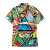 Hawaiian Shirt Back B Dark Side Of The Moon Pop Art Hawaiian Shirt Merchize - OtherBrick