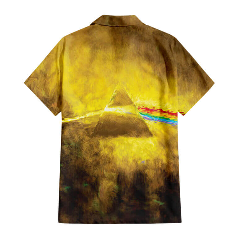 The Dark Side Of The Moon In The Wall Art Hawaiian Pink Floyd Shirt