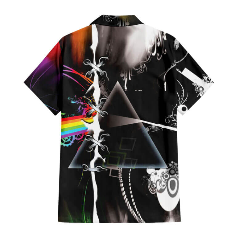 The Dark Side Of The Moon In The Wall Art Hawaiian Pink Floyd Shirt The Dark Side Of The Moon In The Wall Art Hawaiian Pink Floyd Shirt