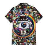Hawaiian Shirt Back B Pink Floyd Collage Blotter Art Hawaiian Shirt - OtherBrick