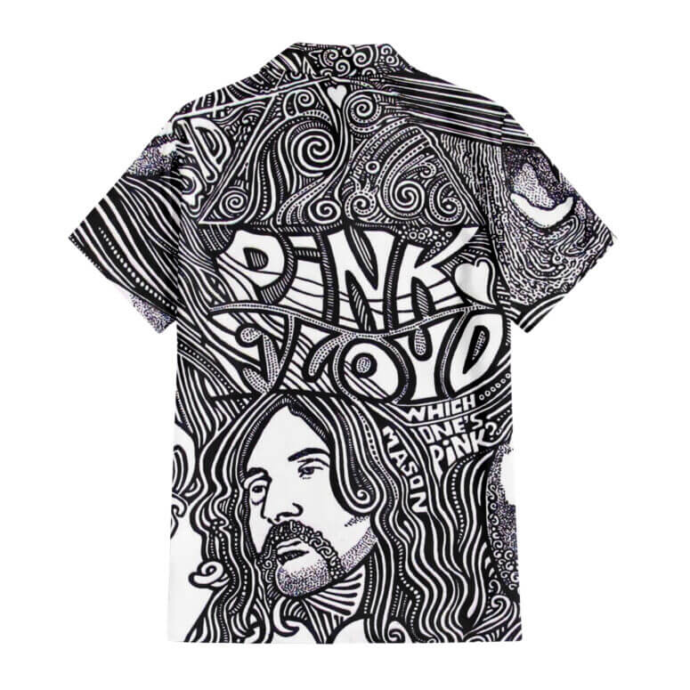 The Dark Side Of The Moon In The Wall Art Hawaiian Pink Floyd Shirt