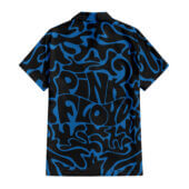 Hawaiian Shirt Back B Pink Floyd Logo Cosmic Psychedelic Art Hawaiian Shirt - OtherBrick