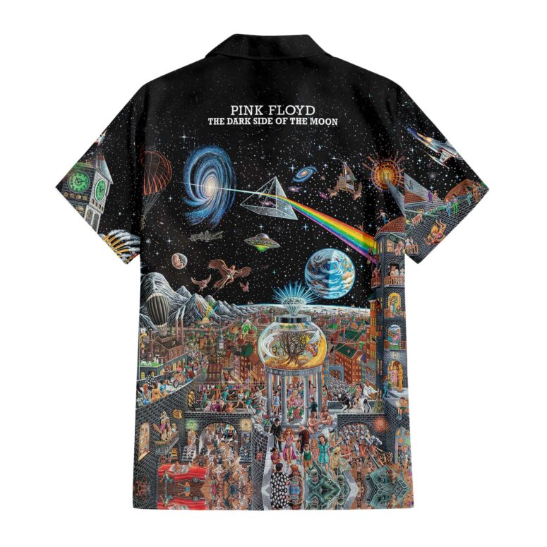 Echoes From The Darkside Of The Moon Hawaiian Pink Floyd Shirt