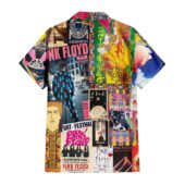 Hawaiian Shirt Back Pink Floyd Vintage Rock Concert Hawaiian Shirt - OtherBrick