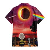Hawaiian Shirt Back Snoopy Dark Side Of The Moon Eclipse Galaxy Pink Floyd Hawaiian Shirt - OtherBrick