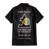 Hawaiian Shirt Back The Dark Side Of The Moon 50th Anniversary Pyramid Night Sky Hawaiian Shirt - OtherBrick
