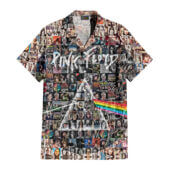 Hawaiian Shirt Front A Pink Floyd Photo Mosaic Print Art Of All Things Hawaiian Shirt Copy - OtherBrick