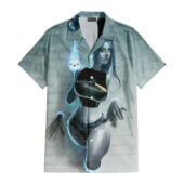 Hawaiian Shirt Front A The Ghost Girl Pink Floyd Fan Hawaiian Shirt Copy - OtherBrick