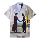 Hawaiian Shirt Front A Superman Vs Batman Wish You Were Here Hawaiian Shirt Copy - OtherBrick