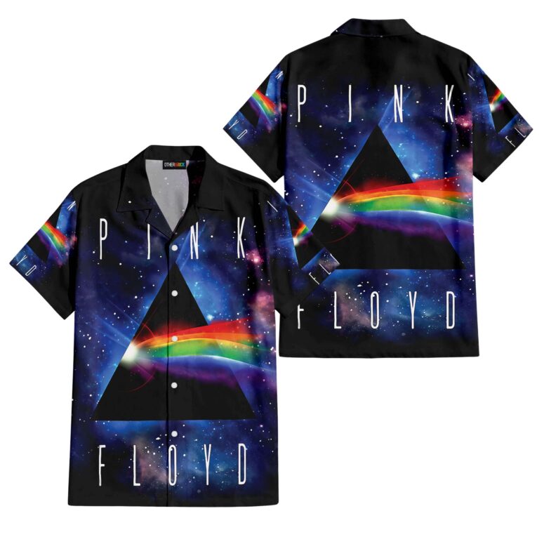The Dark Side Of The Moon In The Wall Art Hawaiian Pink Floyd Shirt The Dark Side Of The Moon In The Wall Art Hawaiian Pink Floyd Shirt