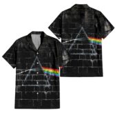 Hawaiian Shirt Front Back The Dark Side Of The Moon In The Wall Art Hawaiian Shirt - OtherBrick