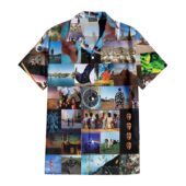 The Dark Side Of The Moon In The Wall Art Hawaiian Pink Floyd Shirt