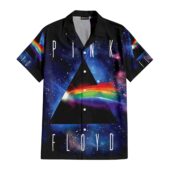 The Dark Side Of The Moon In The Wall Art Hawaiian Pink Floyd Shirt