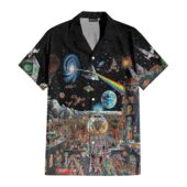 Hawaiian Shirt Front Echoes From The Darkside Of The Moon - OtherBrick