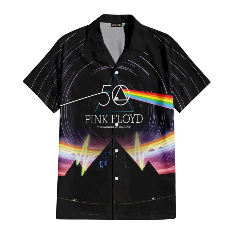 The Dark Side Of The Moon In The Wall Art Hawaiian Pink Floyd Shirt The Dark Side Of The Moon In The Wall Art Hawaiian Pink Floyd Shirt