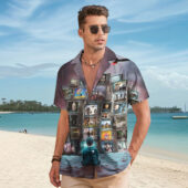 Hawaiian Shirt Man A Boy Watching Pink Floyd Show Hawaiian Shirt - OtherBrick