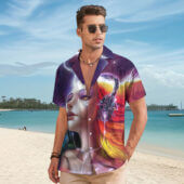 Hawaiian Shirt Man A Pink Floyd Lady Art Hawaiian Shirt Copy - OtherBrick