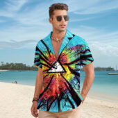 Hawaiian Shirt Man A Pink Floyd Psychedelic Hawaiian Shirt - OtherBrick