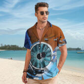 Hawaiian Shirt Man A Pulse Hand Drawing Art Hawaiian Shirt Copy - OtherBrick