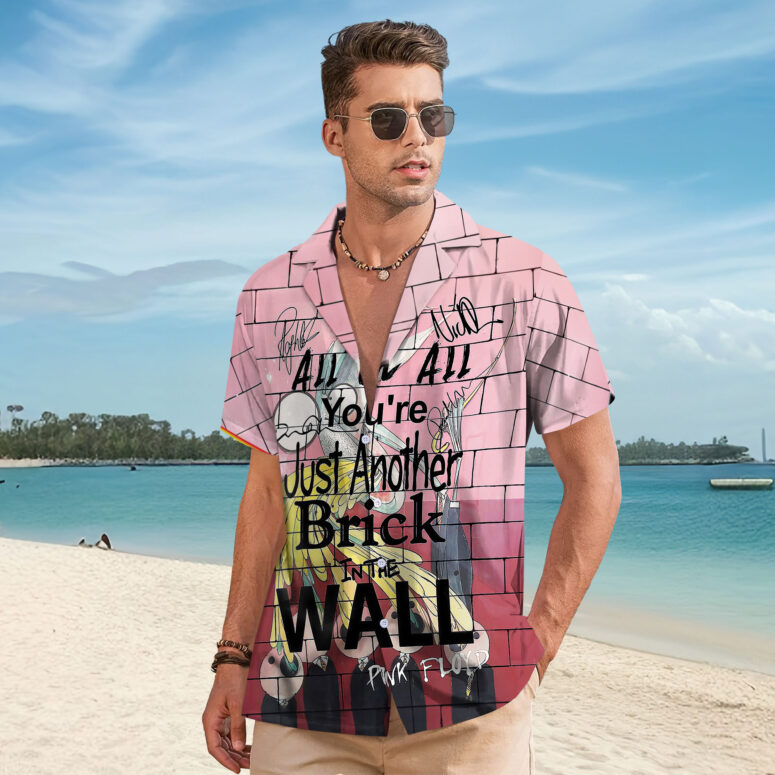 Pink Floyd Escape from The Wall Hawaiian Shirt Pink Floyd Escape from The Wall Hawaiian Shirt