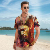 Hawaiian Shirt Man B David Gilmour Digital Art Pink Floyd Hawaiian Shirt - OtherBrick