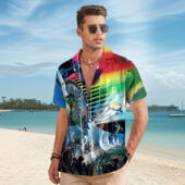 Hawaiian Shirt Man B Interestellar Show Pink Floyd Colorful Hawaiian Shirt - OtherBrick