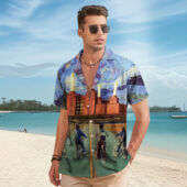 Hawaiian Shirt Man B Pigs Can Fly Stranger Things X Animals Hawaiian Shirt - OtherBrick