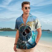 Hawaiian Shirt Man Pulse Hawaiian Shirt - OtherBrick