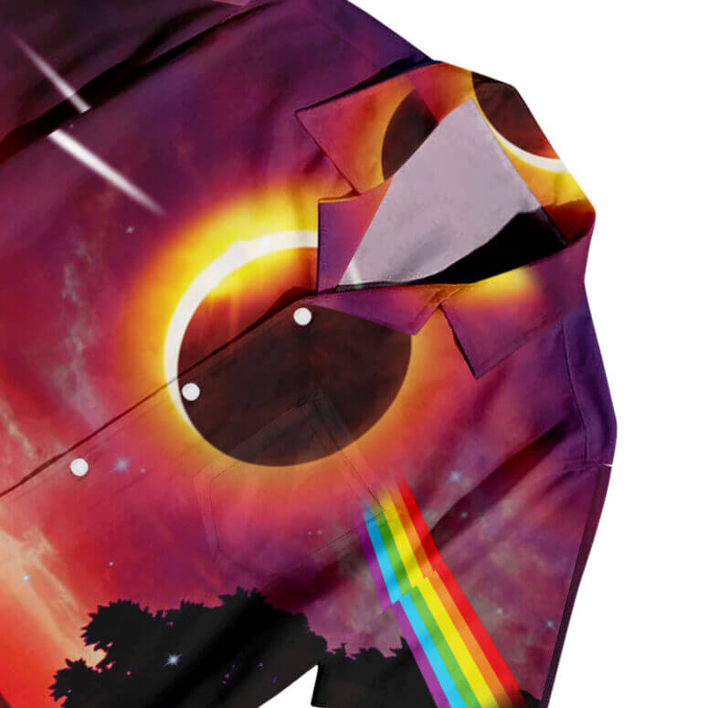 The Dark Side Of The Moon In The Wall Art Hawaiian Pink Floyd Shirt The Dark Side Of The Moon In The Wall Art Hawaiian Pink Floyd Shirt