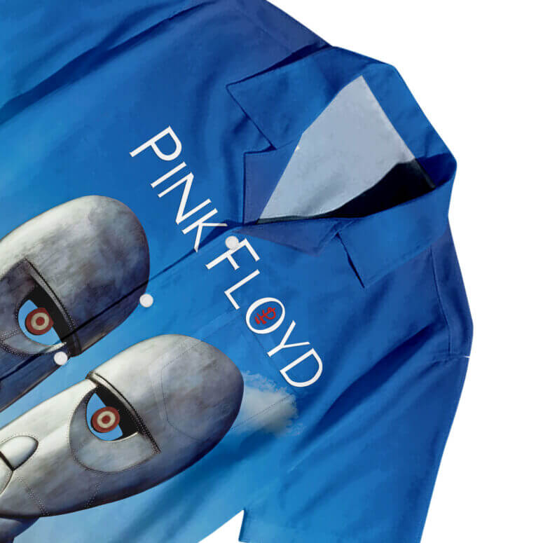 The Dark Side Of The Moon In The Wall Art Hawaiian Pink Floyd Shirt