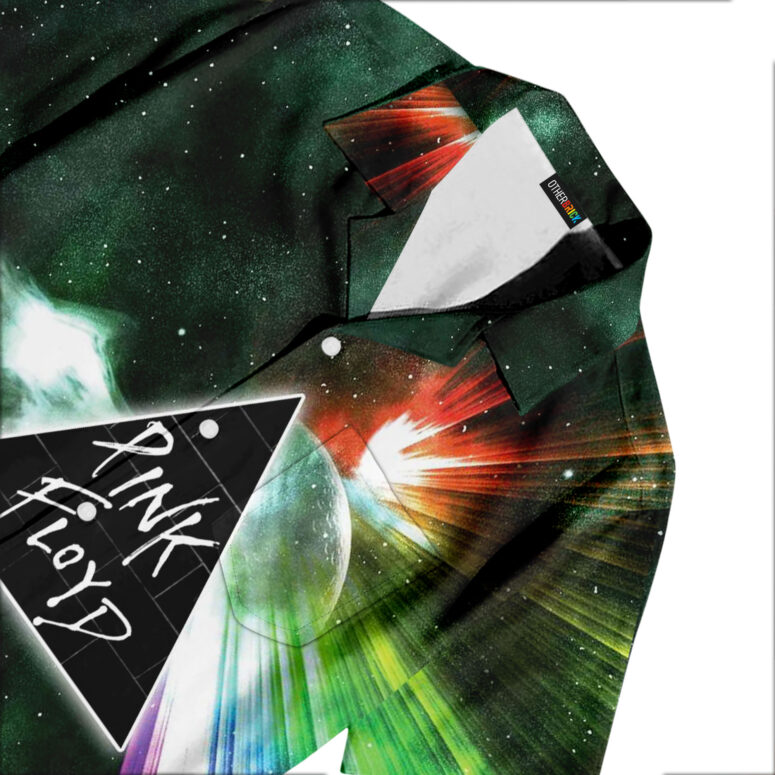 The Dark Side Of The Moon In The Wall Art Hawaiian Pink Floyd Shirt