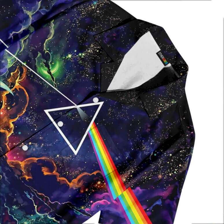 The Dark Side Of The Moon In The Wall Art Hawaiian Pink Floyd Shirt