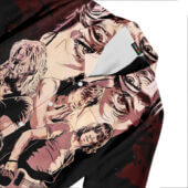 Hawaiian Shirt Pocket B Pink Floyd Band Drawing Art Hawaiian Shirt - OtherBrick