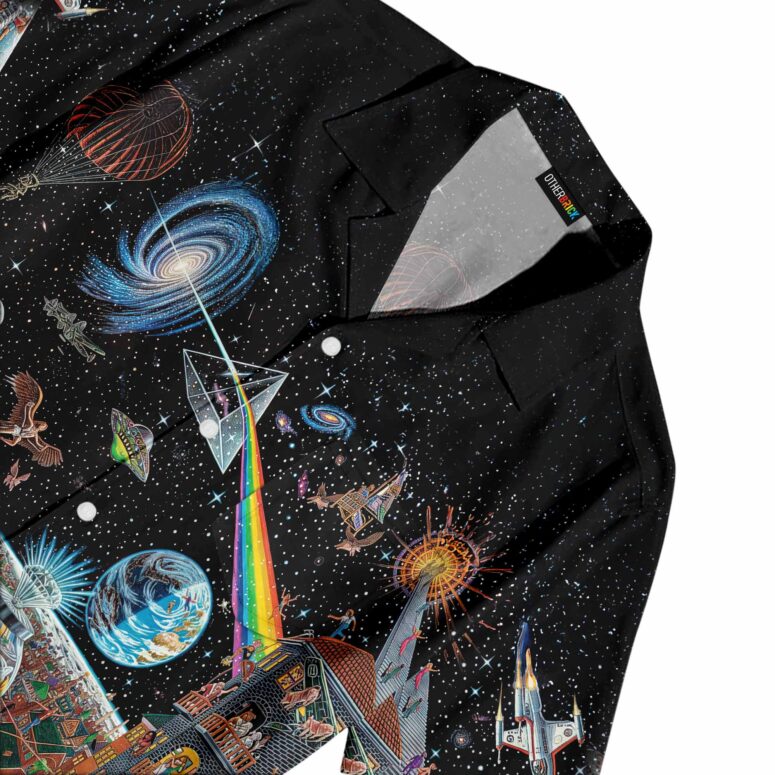 Echoes From The Darkside Of The Moon Hawaiian Pink Floyd Shirt